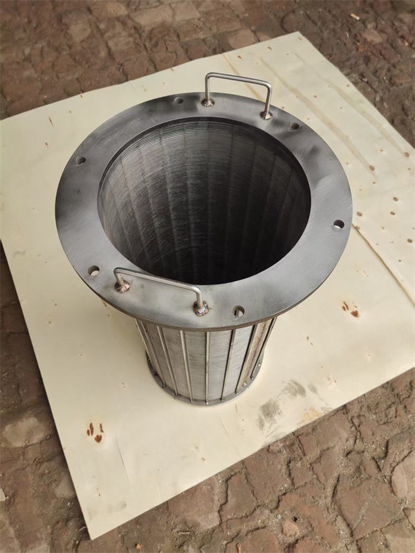 Factory Wedge Wire Screen For Tank Equipment, Johnson Resin Trap Filter With Flange