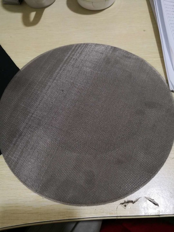 Recycling Pellitizer Mesh Filters Spare Parts 60 Mesh Diameter 300MM