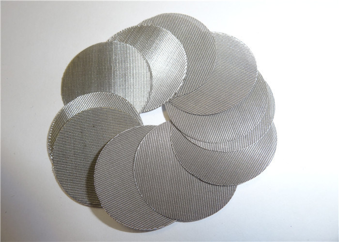 80 Mesh Count  Screen Mesh Three Layer Diameter 324 Mm For Plastic And Rubber Extruder