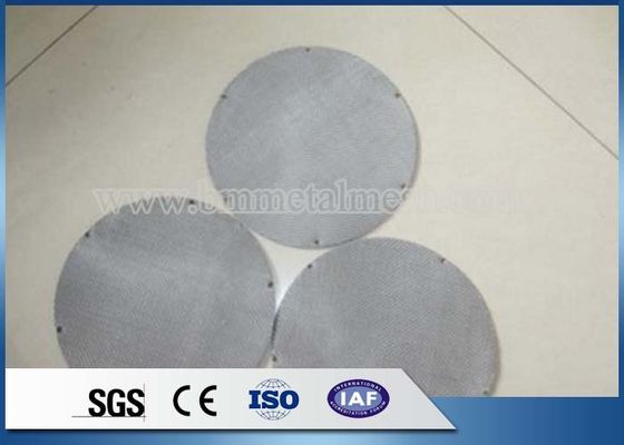 Stainless Steel Dutch Weave Metal Mesh Screen Filter With Customizable Diameter For Plastic Recycling